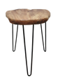 Root Coffee Table with metal legs