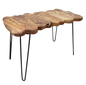 Root Coffee Table with metal legs