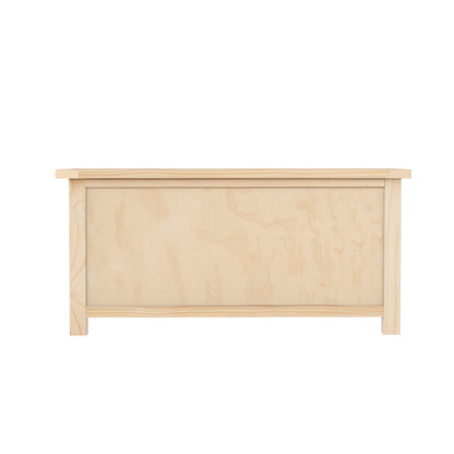 Ready-to-assemble storage bench